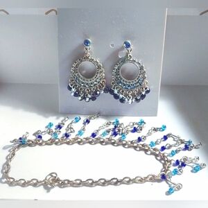 2 pc Boho Earrings & Free Bracelet